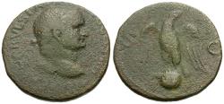 Ancient Coins - Vespasian (AD 69-79) Æ As / Eagle on Globe