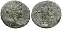 Ancient Coins - Lydia. Sardes Æ21 / Zeus