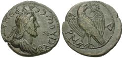 Ancient Coins - Bosporian Kings. Sauromates II (AD 174-211) Æ26 / Eagle