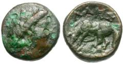 Ancient Coins - Thessaly. Larissa Æ13 / Horse