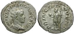 Ancient Coins - Philip II, as Caesar (AD 244-247) AR Antoninianus / Prince