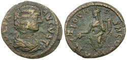 Ancient Coins - Julia Domna (AD 193-217). Pisidia. Antioch Æ23 / Tyche
