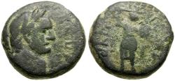 Ancient Coins - Domitian (AD 81-96). Judaea. Ascalon Æ17 / Phanebal