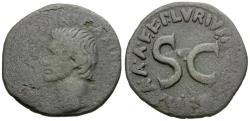 Ancient Coins - Augustus (27 BC-AD 14). P. Lurius Agrippa, moneyer Ӕ As / S C