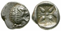 Ancient Coins - Ionia. Miletos AR 1/12 Stater