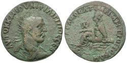Ancient Coins - Philip I AD 244-249. Commagene. Samosata Æ32 / Tyche
