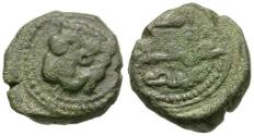 World Coins - Norman Kings of Sicily. William II (AD 1166-1189) Æ Follaro / Lion