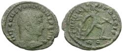 Ancient Coins - Constantine I the Great (AD 310-337) Æ Half Follis / Founder of Peace