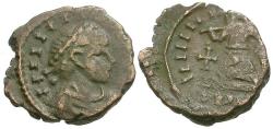 Ancient Coins - Germanic Tribes of North Africa. Vandals Æ10 / Victory
