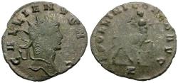 Ancient Coins - Gallienus, sole reign (AD 260-268) Silvered Æ Antoninianus / Centaur