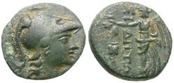 Ancient Coins - Pamphylia. Side Æ15 / Athena