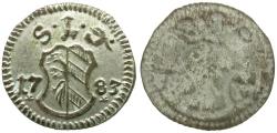 World Coins - German States. Nuremberg AR Pfennig
