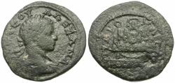 Ancient Coins - Severus Alexander (AD 222-235). Cappadocia. Caesarea Æ27 / Mount Argaeus