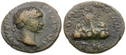 Ancient Coins - Trajan (AD 98-117). Cappadocia. Caesarea. Marcus Iunius Homullus as legatus Augusti pro praetore Æ17 / Mt. Argaeus
