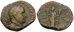 Ancient Coins - Valerian (AD 253-260) &#198; Sestertius / Fides