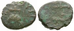 Ancient Coins - Vandals in North Africa. Anonymous Æ4 / Cross