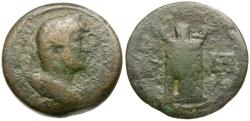 Ancient Coins - Hadrian (AD 117-138). Egypt. Alexandria Æ Hemidrachm / Pharos of Alexandria