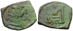 Ancient Coins - *Sear 1108* Byzantine Empire. Constans II (AD 641-668) Æ Follis