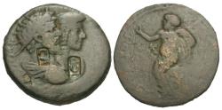 Ancient Coins - Septimius Severus (AD 193-211) with Julia Domna. Seleucis and Pieria. Laodicea ad Mare Æ31 / Marsyas
