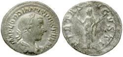 Ancient Coins - Gordian III (AD 238-244) AR Denarius / Pietas