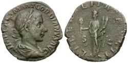 Ancient Coins - Gordian III (AD 238-244) Æ Sestertius / Liberalitas