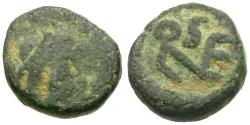 Ancient Coins - Leo I (AD 457-474) Æ Nummis / Monogram