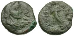 Ancient Coins - Sicily. Panormos Æ17 / Demeter
