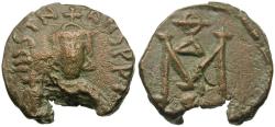 Ancient Coins - *Sear 1269* Byzantine Empire. Justinian II, first reign (AD 685-695) Æ Follis