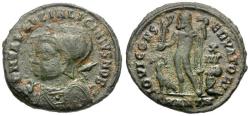 Ancient Coins - Licinius II, Caesar (AD 317-324) Æ3 / Jupiter