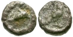 Ancient Coins - Phoenicia. Tyre. Uncertain King AR/Æ Fourrée Obol