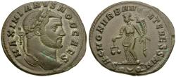 Ancient Coins - Galerius, as Caesar (AD 293-305) Æ Follis / Moneta