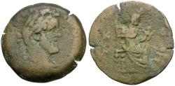 Ancient Coins - Antoninus Pius (AD 138-161). Egypt. Alexandria Æ Drachm / Isis Suckling Horus