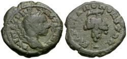 Ancient Coins - Elagabalus (AD 218-222). Moesia Inferior. Marcianopolis Æ17 / Grapes