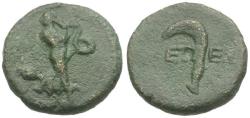 Ancient Coins - Pisidia. Etenna Æ13 / Knife