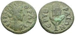 Ancient Coins - Ionia. Erythrai. Pseudo-autonomous Æ19 / Fire Beacon