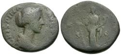 Ancient Coins - Crispina (AD 178-182) Æ As / Laetitia