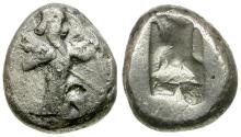 Ancient Coins - Persian Empire. Achaemenids. Time of  Xerxes II - Ataxerxes II (420-375 BC) AR Siglos