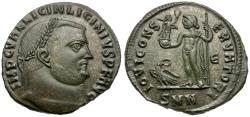 Ancient Coins - Licinius I (AD 308-324) Æ Follis / Jupiter