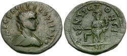 Ancient Coins - Gallienus (AD 253-268). Pisidia. Antioch Æ24 / Genius of Colony