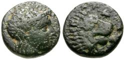 Ancient Coins - Troas. Antandros Æ11 / Lion