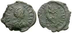 Ancient Coins - Aelia Flaccilla (AD 383-386) Æ4 / Victory