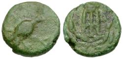 Ancient Coins - Sikyonia. Sikyon Æ12 / Dove