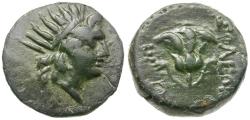 Ancient Coins - Cilicia. Soloi Æ14 / Helios