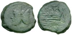 Ancient Coins - 152 BC - Roman Republic. L Saufeius Æ As