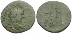 Ancient Coins - Caracalla (AD 198-217). Gabala Æ30 / Lindgren Plate Coin