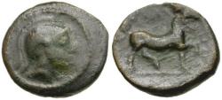 Ancient Coins - Thessaly. Phalanna Æ13 / Horse
