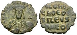 Ancient Coins - *Sear 1761* Byzantine Empire. Constantine VII Porphyrogenitus (AD 913-959) Æ Follis
