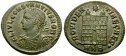 Ancient Coins - Constantius II, as Caesar (AD 324-337) Æ3 / Campgate