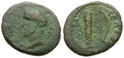 Ancient Coins - Antoninus Pius (AD 138-161). Pisidia. Selge Æ14 / Club and Bow