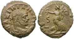 Ancient Coins - Maximian (AD 286-310). Egypt. Alexandria Æ Tetradrachm / Nike